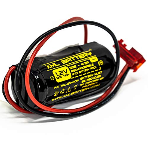 (1 Pack ELB1P201N2 ELB-1P201N2 Lithonia ELB1P2901N 4/5A 1.2v 1200mah Ni-CD ELB0320 ELB-0320 NiCD Exit Sign Emergency Light Ni-CD Battery Replacement NiCad - size: 1 Pack