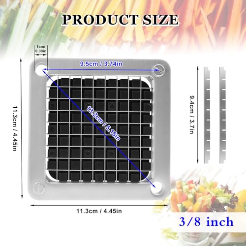 Replacement Chopper 3/8" Blade, Commercial Vegetable Chopper Dicer - color: 3/8‘’ blade
