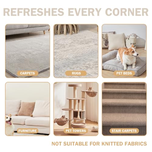 63“Ultra Long Carpet Rake by LINTPLUS-Heavy Duty Carpet Scraper & Pet Hair Remover for Deep Cleaning, Efficient Dog Hair Remover for Carpets,Rugs,Furniture-Durable Carpet Rake for Home Use