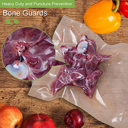 8"x50' 2 Pack Vacuum Sealer Bags Rolls for Food Storage - size: 8" x 50' Rolls (2Pack)