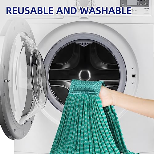 2 Pack Large Microfiber Tube Mop Heads,6 inch,Heavy Duty Mop Head,Highly Absorbent,Commercial Mop Head Replacement,Wet Mop Heads Replacement,for Hardwood, Tile, Laminate Floors,Green - color: Green