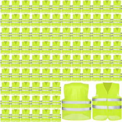 JaGely High Visibility Safety Vest Bulk 360° Reflective