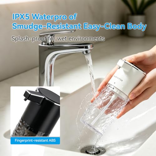 Touchless Automatic Electric Liquid Soap Dispenser - color: White Water‑ripple, size: Liquid