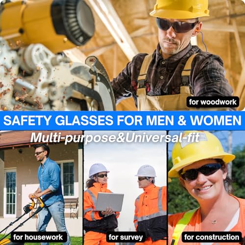 Safety Glasses Ansi Z87.1 Clear Safety Glasses Bulk Impact Scratch Resistant Lens Protective Eyewear for Men Women - color: 36pcs Gray