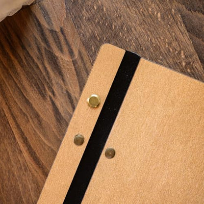 Inko Horeca - Wooden Menu Holder 11.8 х 9 inch - Menu Book for Restaurant - Hard Folding Menu Covers - Wooden Cafe Menu Folder Book for Bar - Bar Menu Sign (Oak) - color: Oak