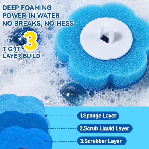 120 Count Disposable Toilet Brush Refills Pads for Most Toilet Wands - size: 120 refills