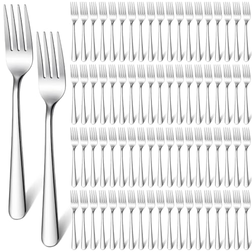 Bokon 200 Pieces Stainless Steel Dinner Forks Bulk, Metal Fork, Classic - style: Classic