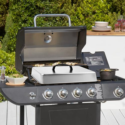 Rectangular Basting Cover, Stainless Steel Grill Lid, 13" x 11.2" x 2.5"