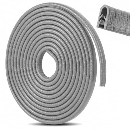 Car Door Edge Guards 32Ft(10M) Universal Rubber U Shape Edge Trim, Gray - color: Gray, size: 32 ft