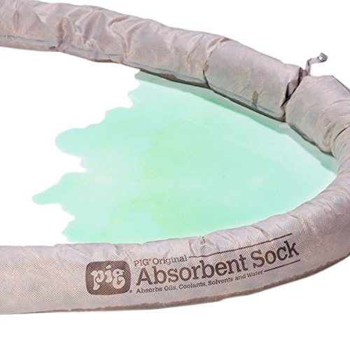 PIG Original Absorbent Sock - 40 Socks - 3" x 42" - Absorbs Up to 64 Oz Per Sock - 404 - size: 40 Count