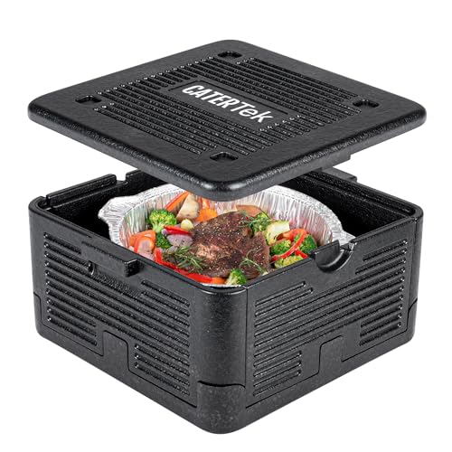 Restaurantware Black Epp Food Pan Carrier, 15 x 8.7 In - size: 14 Quart