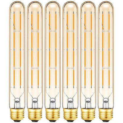 8.9 inch E26 Led Bulbs 8W Dimmable E26 Tubular Led Bulbs 2700K Warm White - color: 8w=75w Warm White 2700k 6p