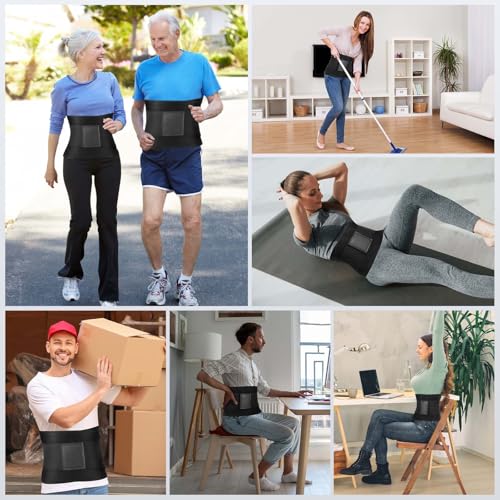 Back Brace for Lower Back Pain Relief Sciatica, Scoliosis, Herniated Disc, Breathable Support Belt for Women/Men, Adjustable Lumbar Support Brace Body Shape Waist Trainer for Heavy,Gym, Workouts (Medium) - size: Medium