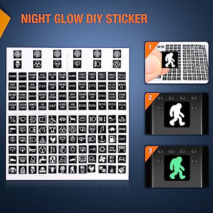 Nilight 3 Gang Aluminum Rocker Switch Panel Pre-Wired - color: Purple, size: 3 Gang