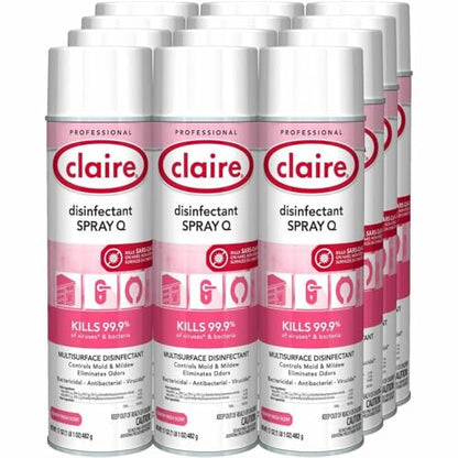 Claire CL1001 Country Fresh Surface Cleaner Spray, 17 oz, (Pack of 12)