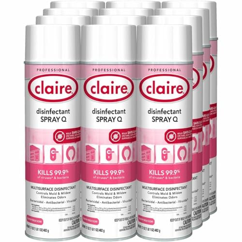 Claire CL1001 Country Fresh Surface Cleaner Spray, 17 oz, (Pack of 12)