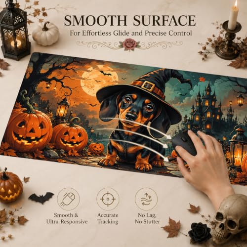 Nuxovilar Large Gaming Mouse Pad Desk Mat, 15.7x35.4 Inches Polyester - color: Nu-lf-71307