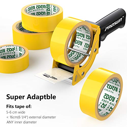 Fast Reload 2 Inch Tape Gun Dispenser Packing Packaging Sealing Cutter TG01 (TG01-YLW)