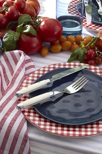 Cambridge Flatware Jubilee White Silverware Set for 4, White (16-Piece) - color: White
