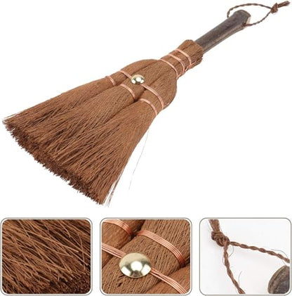 Small Metal Dust Pan and Brush for Fireplace, Garage, Shop, 9" Wide - style: Metal Dustpan