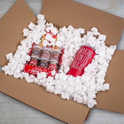 Magicwater Supply - .25 Cu Ft - White Packing Peanuts - Anti-Static S Shaped Cushion for Shipping, Void Filling & Storage - Protect Your Goods (Pack of 2) - size: 1/4 Cu Ft (Pack of 2)