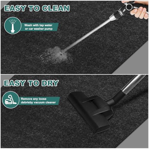 36" x 60" Oil Drip Mat for Garage Driveway, Reusable Floor Oil Spill Leak Absorbent Pads for Motorcycle Car Oil Leak Stain Resistant(1pcs) - size: 3' x 5' (Rectangular)