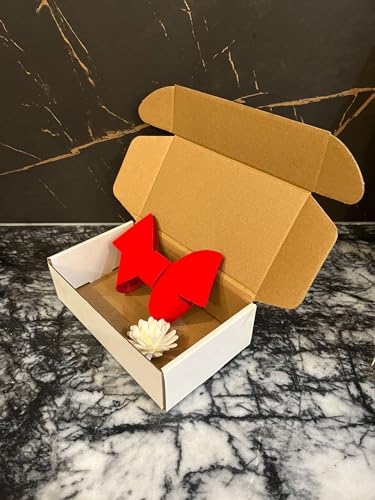 7x4x2 Inch White Shipping Boxes 25 Pack,Small Gift Boxes,Bulk of Mailers - size: 7''x4''x2''