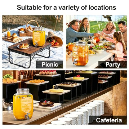 1 Gallon Glass Drinks Dispenser for Parties, Beverage Dispenser for Juice - size: 1 Gallon Dispenser