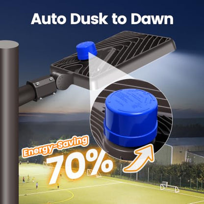 480W LED Parking Lot Light, 72000LM 5000K Dusk to Dawn Pole Mount - size: 480W/1Pack