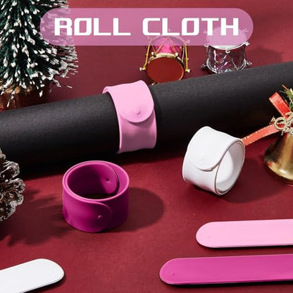 Charniol 12 Pieces Gift Wrapping Paper Roll Holder, Rose Red, Pink, White - color: Rose Red, Pink, White