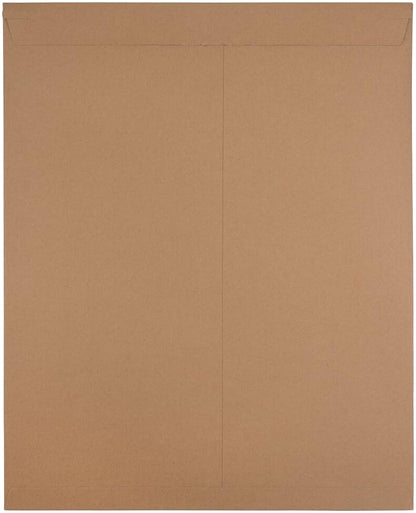 JAM PAPER Stay-Flat Photo Mailer Envelopes with Peel & Seal Closure - 17 x 21 - Brown Kraft - 2 Rigid Mailers/Pack - color: 2/Pack, size: 17" x 21"
