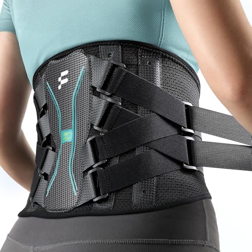 Back Brace for Women Men for All-day Wear & Support, Enhanced Back Support - size: L