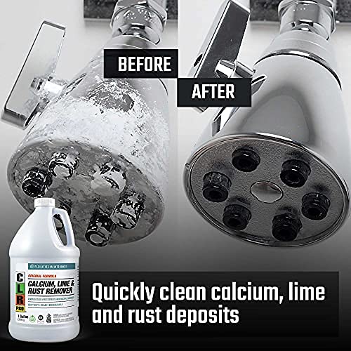 CLR PRO Calcium, Lime and Rust Remover, 1 Gallon Bottle (Pack of 2) - size: 128 Ounce (Pack of 2)