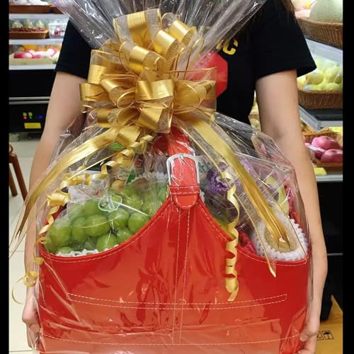 Heat Shrink Wrap Bags 100Pcs 24x28 Inches Professional Grade PVC Heat Shrink Wrap is Used to Store Wrap Embellished, Gift Baskets, Shoes, Jars, Industrial Grade Shrink Wrap Bags Transparent - size: 24x28 Inch