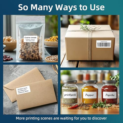 500 Sheets 15000 Pcs 30 Up Labels 1" x2-5/8 Shipping Address Labels for Laser & Inkjet Printers, Mailing Labels 30 per Sheet Return Address Stickers, 30 per Page on US Letter - size: 1x2-5/8---500P