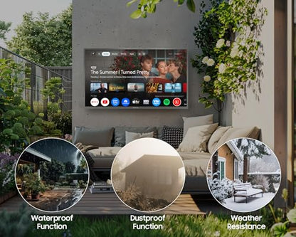 SYLVOX Outdoor QLED TV, 55 inch Weatherproof TV, Smart 4K QLED Television - size: 55-inch, style: Deck Pro QLED 3.0