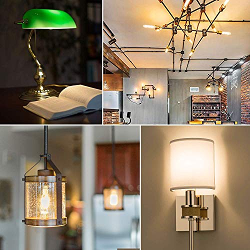 T10 Led Bulb, 8W Dimmable Led Tubular Bulbs, 75-100 Watt Equivalent, 2700K Soft Warm White,850lm, Clear Glass, E26 Base Lamp Bulb, for Cabinet Display Cabinet etc,3 Pack. - color: 8w=80w-2700k-3p