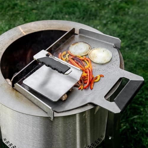Breeo Griddle Press 2.6 lbs - Heavy-Duty Stainless Steel Smash Burger Press