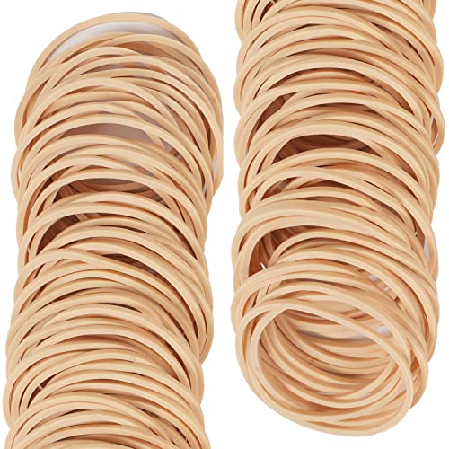 AIWOQI Rubber Bands Size16 Elastic Rubber Band #16 Light Brown 600Pcs - color: Light brown