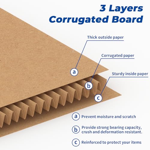 CRUGLA 12x12x12 Shipping Boxes 10 Pack, Brown Corrugated Cardboard Boxes with Side-Lock and Pre-Applied Double-Sided Tape, Easy Assemble Packing Mailer Boxes for Small Business Shipping - size: 12x12x12 Inch 10 Pack
