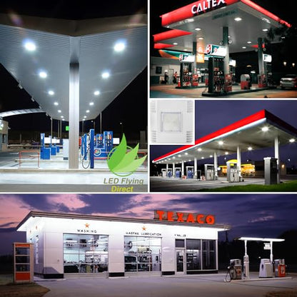 150W LED Gas Station Canopy Light (1-Pack), 21000LM 5700K, Surface Mount - size: 1Pack
