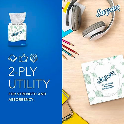 Surpass Facial Tissue, Bulk, 36 Boxes x 90 Tissues (21320)