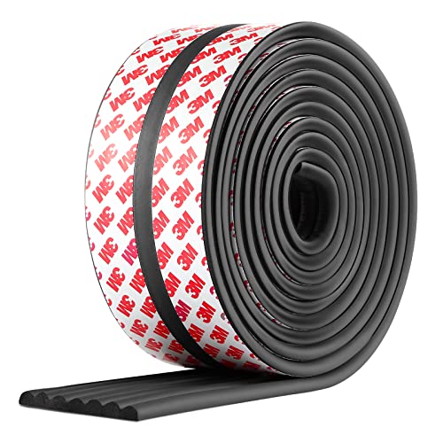 Baby Proofing Edge Protector 6.6 feet with 3M Strong Adhesive Pre-Taped, Baby Proof Padding Extra Wide Edge Safety Guards for Sharp Edges, Table, Desk- Black - color: Black- 6.6 Feet