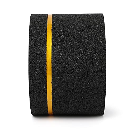 Non Slip Tape 4Inch x 30FT Waterproof Anti Slip Traction Tape, Best Grip Anti Slip Tape with Reflective Stripe for Slippery Stairs Surfaces - color: Yellow Reflective Stripe