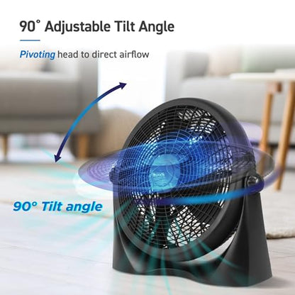 Commercial Cool 16 Inch High Velocity Floor Fan, Black, CFF16B - size: 16 Inch Black Velocity Floor Fan