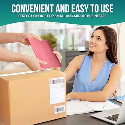 Levex - #0 6" x 10" [100 Pack] Pink Poly Bubble Mailers, Padded Envelope Mailers, Packing Envelope & Mailing Bags for Shipping - color: Pink, size: #0 - (6" x 10")