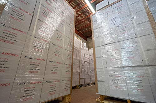 Pack of America Mini Stretch Film - 2 Rolls with Handle, 5” x 1000 Feet, 80 Gauge (20 Micron) Industrial Heavy Duty Plastic Shrink Wrap and Dispenser for Packing, Shipping, Pallet, Moving Supplies