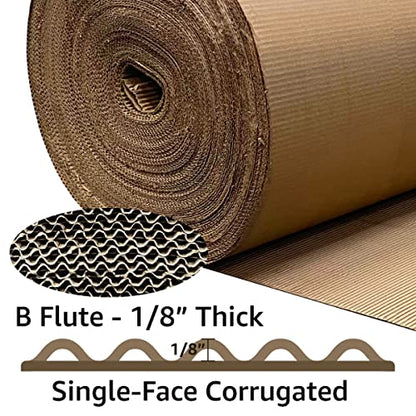Corrugated Wrap 36" x 250' x 1/8" Thick - B Flute Cardboard Wrap - size: 36-Inches