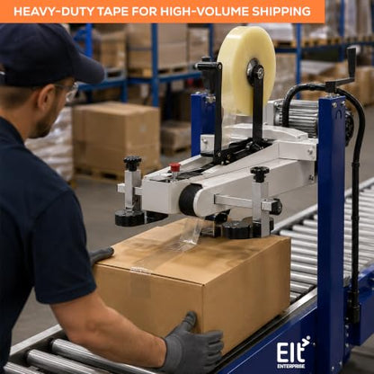 EIt Packing Tape, 3 Inch x 1000 Yard, 3 Mil, Clear 4 Rolls Machine Length - size: 3 Mil