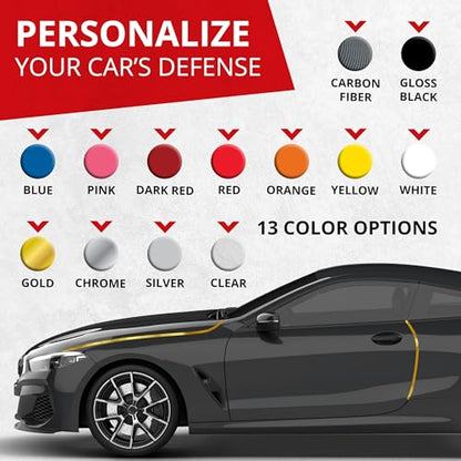 All-Fit Automotive Car Door Edge Protector Made in the USA (10 Ft - Gold) - color: Gold